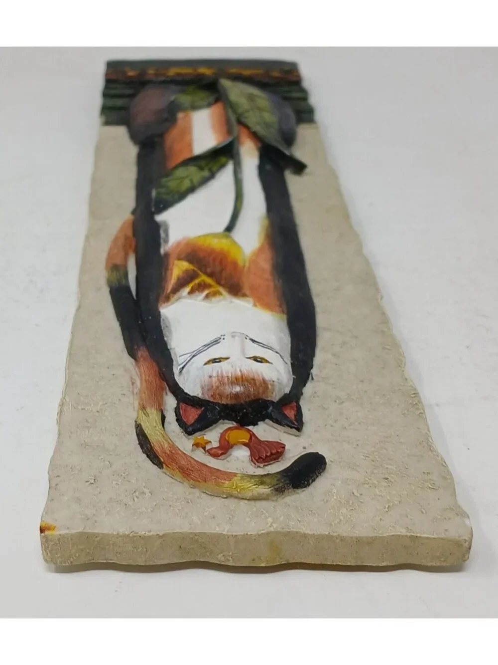 VTG Eileen Smithson Tall 3D Cat Wall Plaques Unique Home Decor #D-13